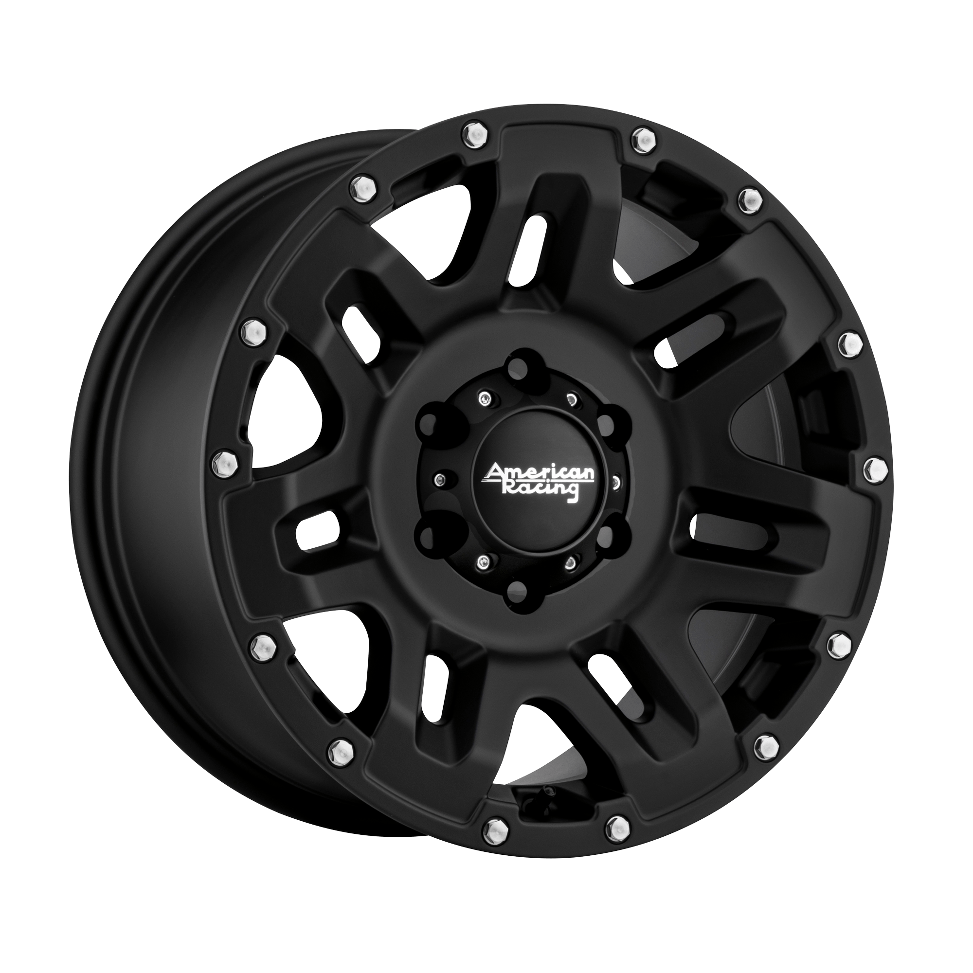 <span class="title-brand">American Racing</span> AR200 YUKON 18X8.5 6X5.5 CI-BLK 15MM