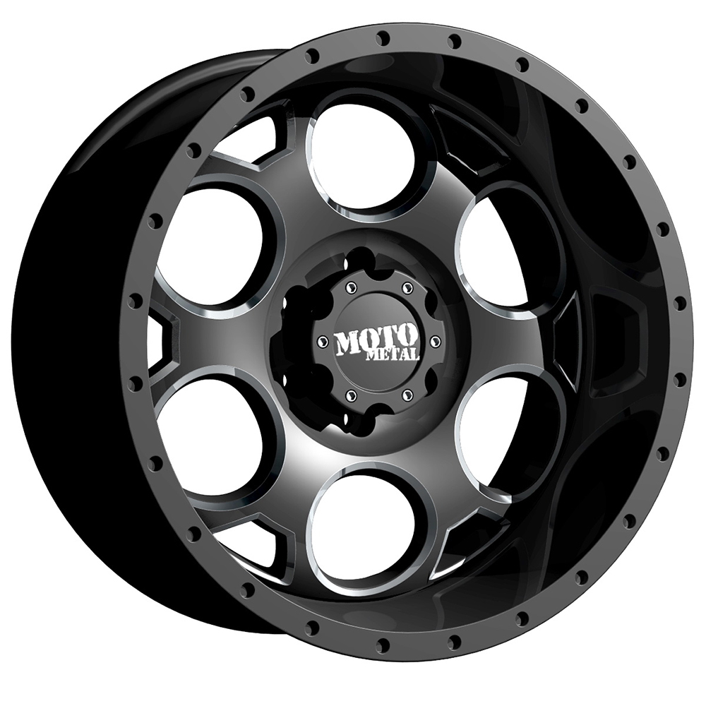 <span class="title-brand">Moto Metal</span> MO964 20X9 6X5.5 S-BLK/MILL -12MM