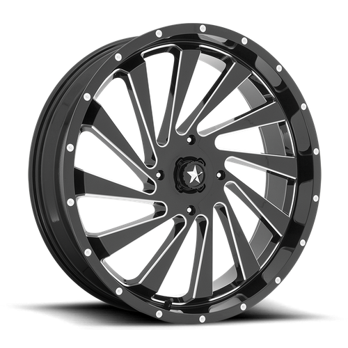 <span class="title-brand">MSA Offroad Wheels</span> BLADE UTV 24X7 4X156 115 G-BLK-MILL +0