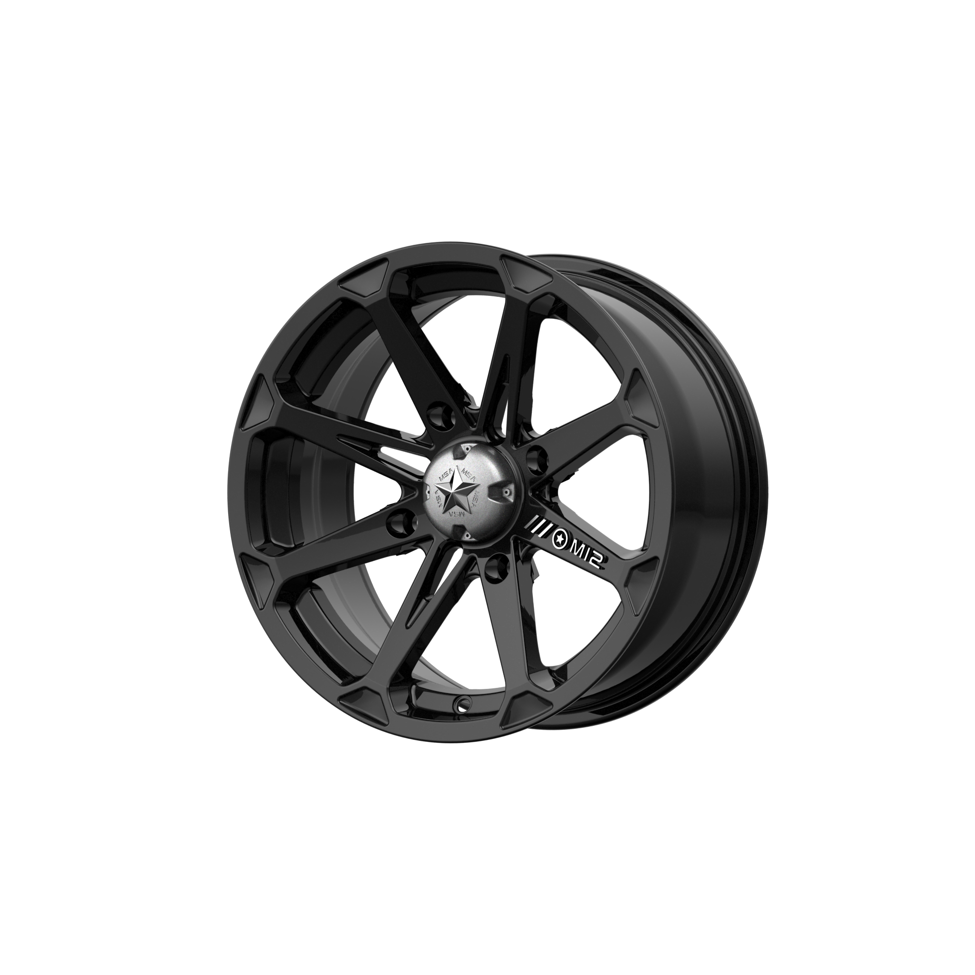 <span class="title-brand">MSA Offroad Wheels</span> DIESEL UTV 14X7 4X156 GLOSS BLACK 10MM