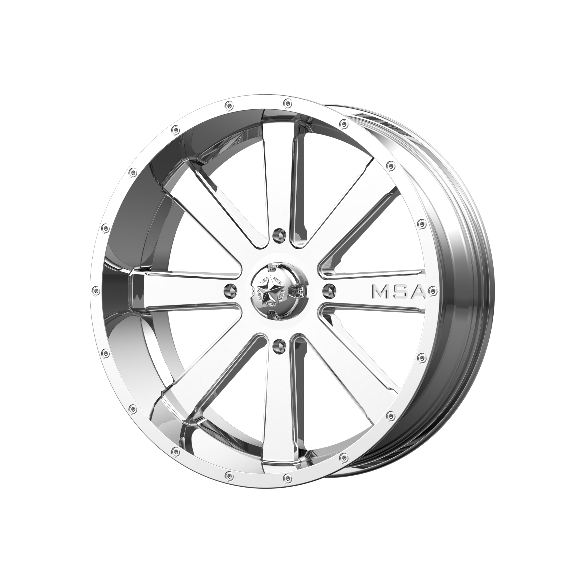 <span class="title-brand">MSA Offroad Wheels</span> FLASH UTV 18X7 4X137 CHROME 00MM