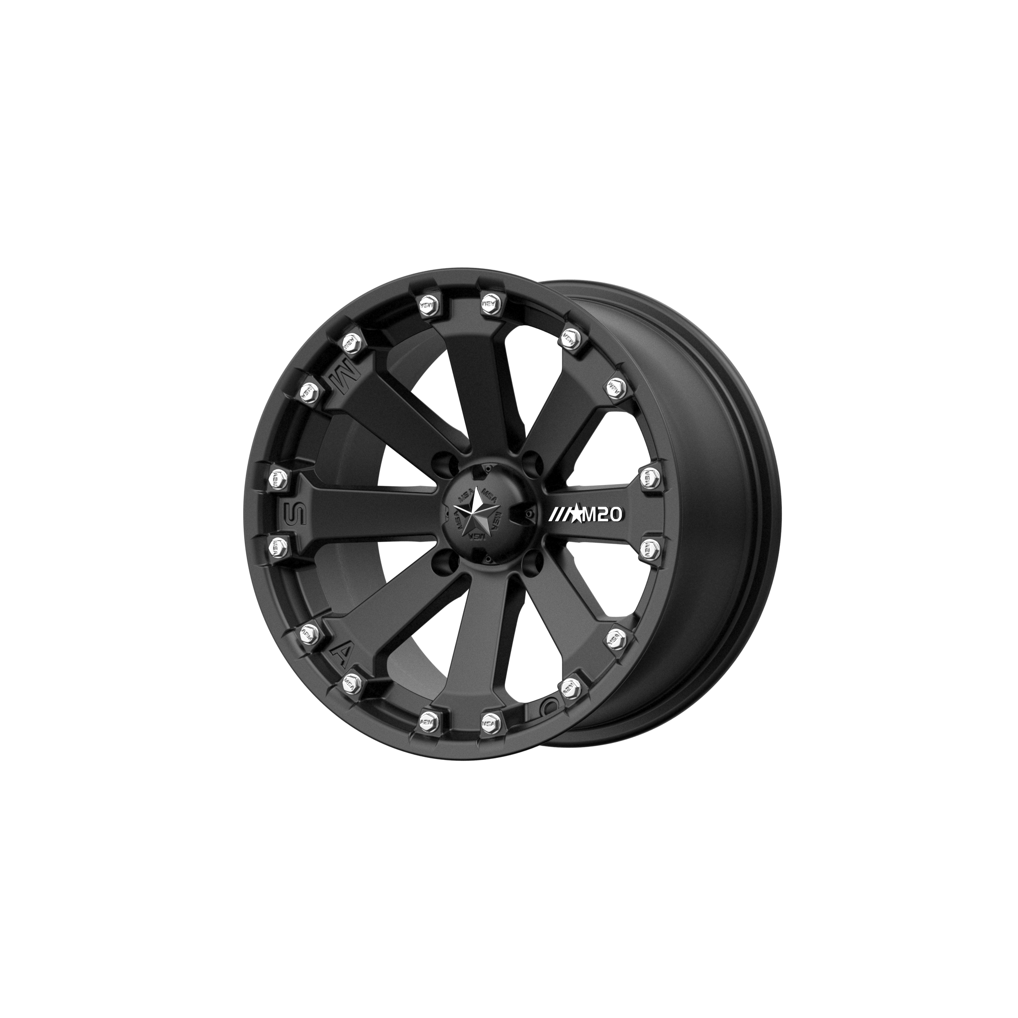 <span class="title-brand">MSA Offroad Wheels</span> KORE UTV 14X7 4X156 MATTE BLACK 00MM