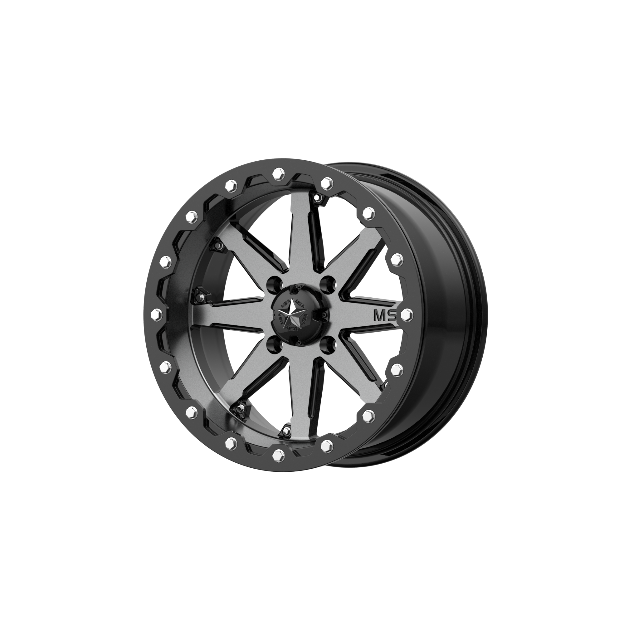 <span class="title-brand">MSA Offroad Wheels</span> LOK UTV 14X7 4X156 CHARCOAL TINT 00MM]