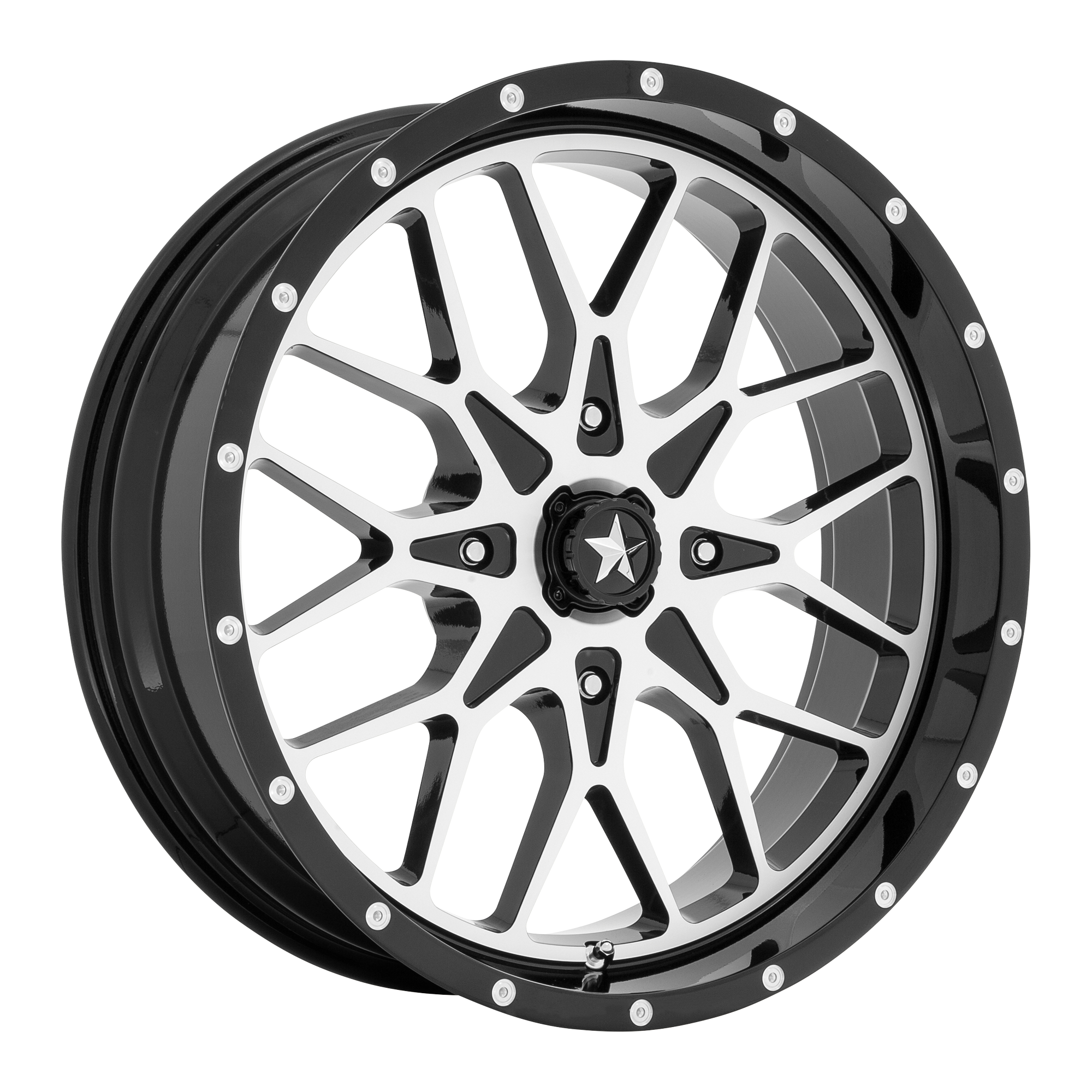 <span class="title-brand">MSA Offroad Wheels</span> PORTAL UTV 14X7 4X156 115 G-BLK-MACH +10