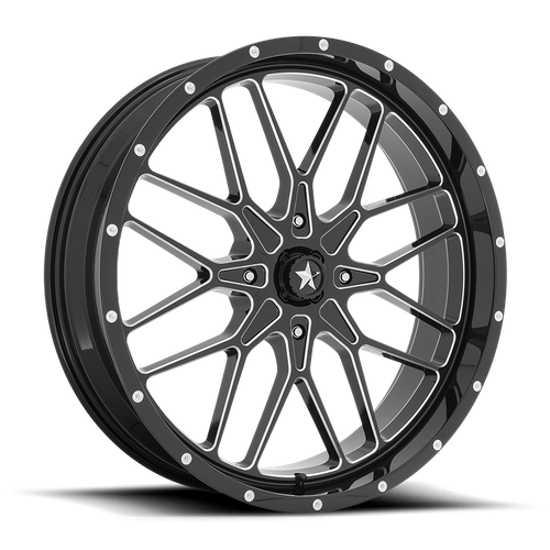 <span class="title-brand">MSA Offroad Wheels</span> PORTAL UTV 24X7 4X156 115 G-BLK-MILL +0