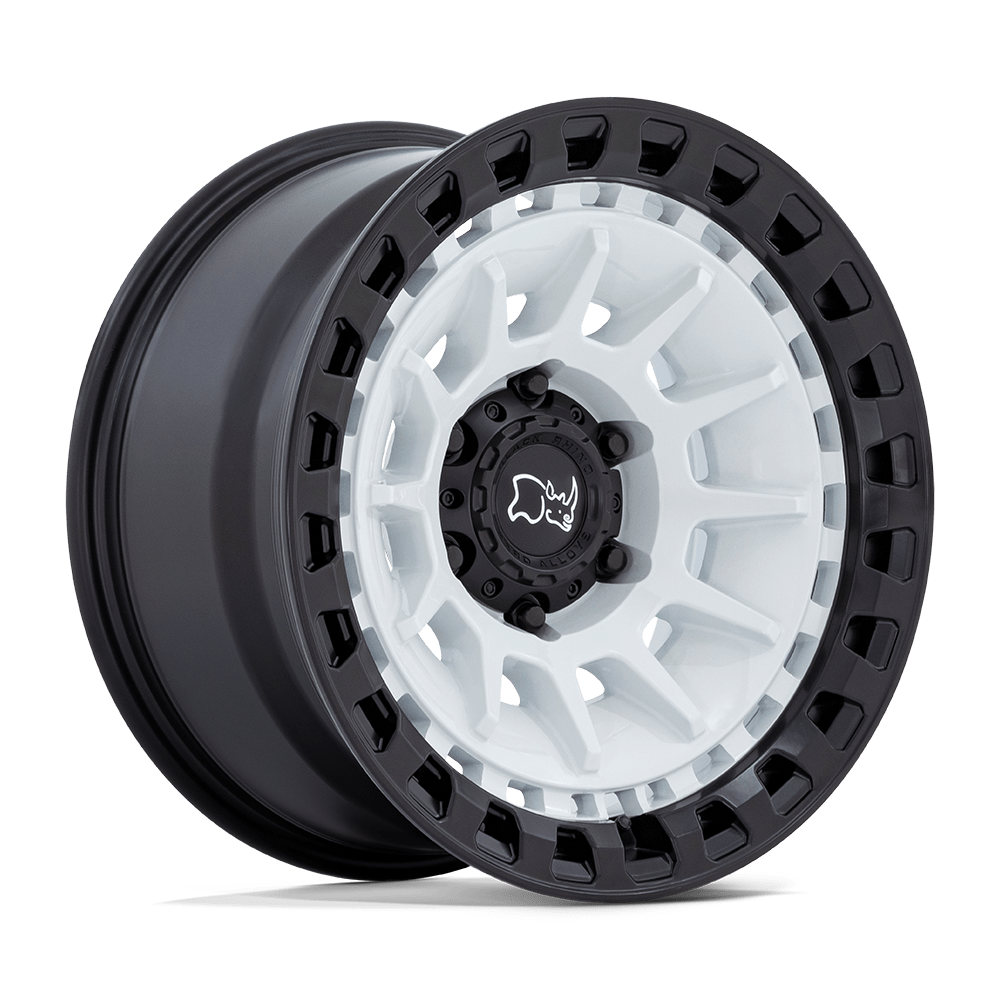 <span class="title-brand">Black Rhino Hard Alloys</span> BARRAGE 17X8.5 6X5.5 106 -10 G-WHT M-BLK