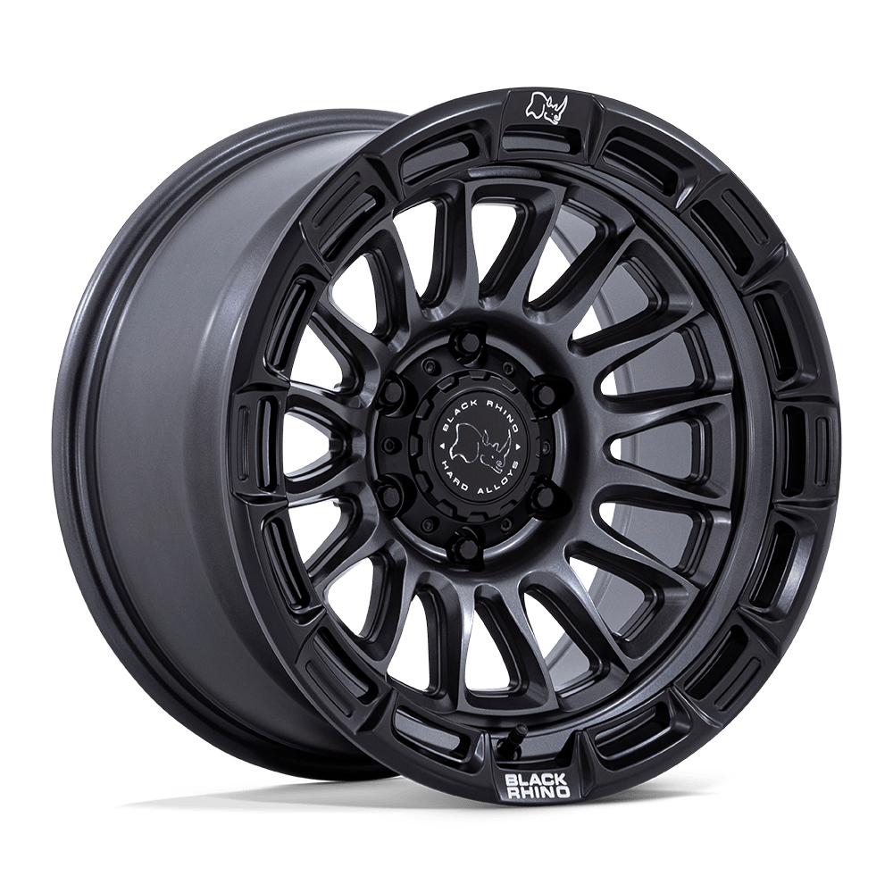 <span class="title-brand">Black Rhino Hard Alloys</span> RIVAL 17X8.5 6X5.5 106 +10 M-GNMTL M-BLK