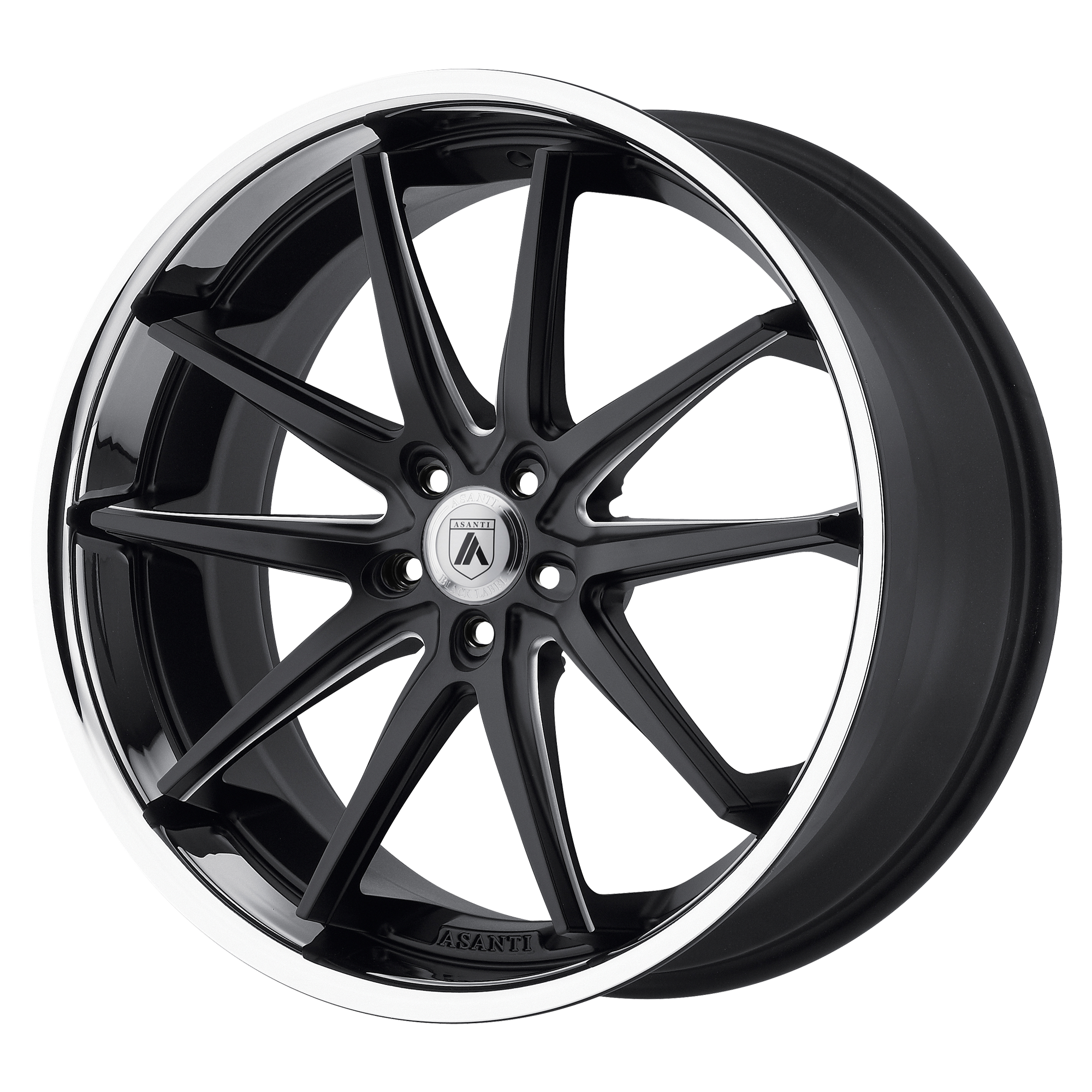 <span class="title-brand">Asanti Black</span> ABL5 20X10 5X4.5 M-BLK MILL SS LIP 30MM